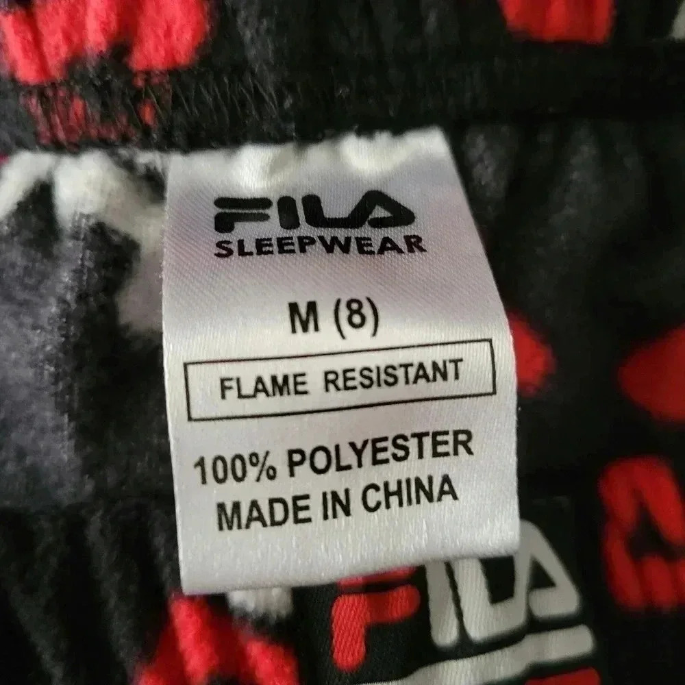 Fila Pajama Pants M 8 - Picture 3 of 3